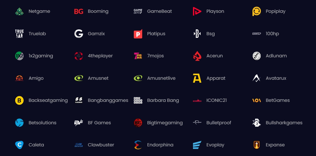 SlotsGem Casino Spieleanbieter