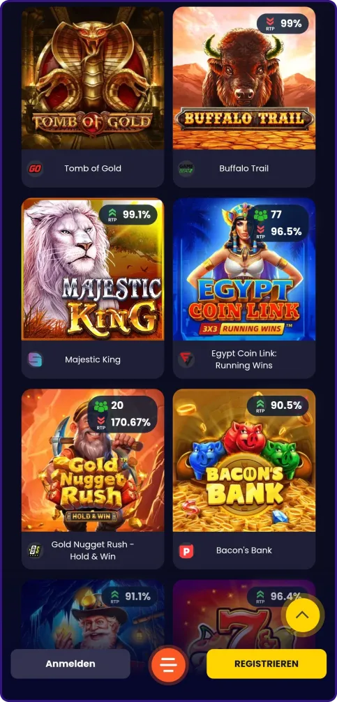 SlotsGem Spielautomatenseite 3