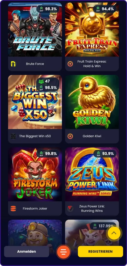 SlotsGem Spielautomatenseite 4